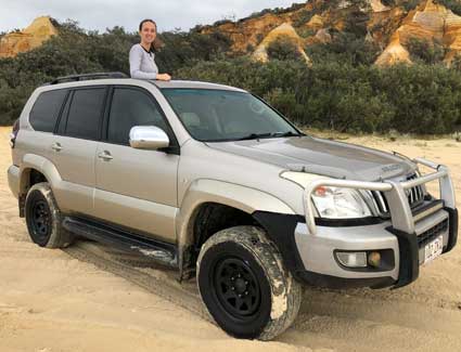 4WD vehicle hire from Noosa to Fraser Island ...